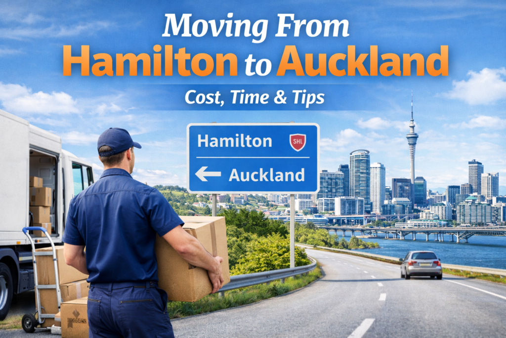 Long distance moving from Hamilton to Auckland with professional movers in New Zealand